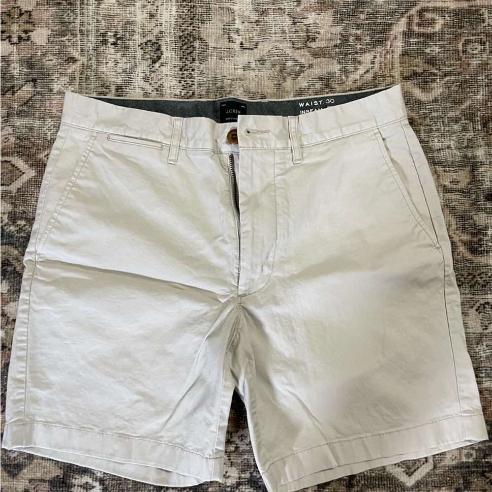 J Crew chino shorts 30 waist, 7 inch inseam